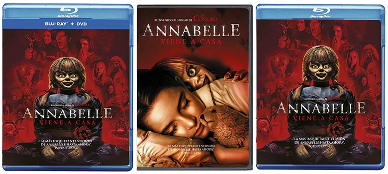 Annabelle Bluray y DVD