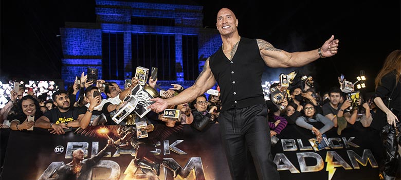 Dwayne Johnson “La Roca” visita México para promocionar Black Adam