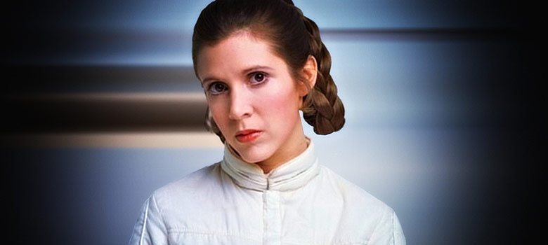 Carrie Fisher princesa