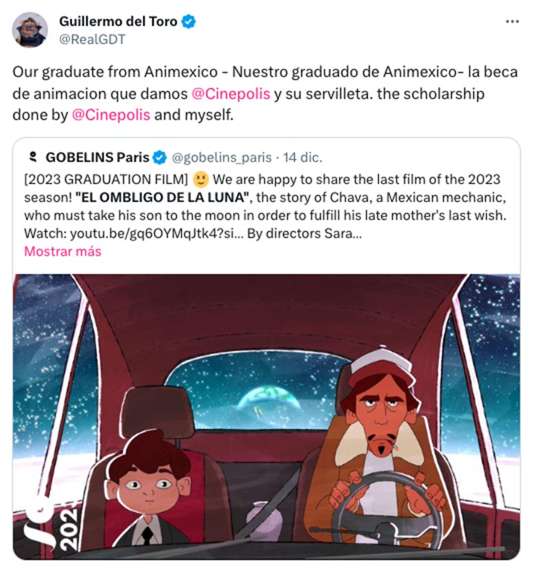 post Guillermo del Toro El ombligo de la luna