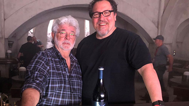 George Lucas y Jon Favreau