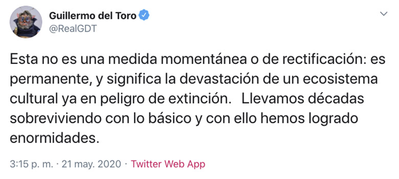 Guillermo del Toro defiende el FIDECINE