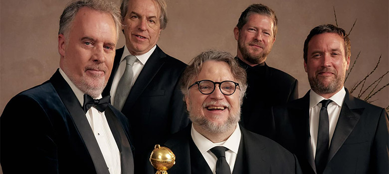 La animación es cine, asegura Guillermo del Toro al recibir el Golden Globe por Pinocho