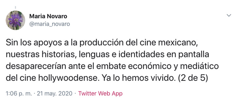 María Novaro defiende el FIDECINE