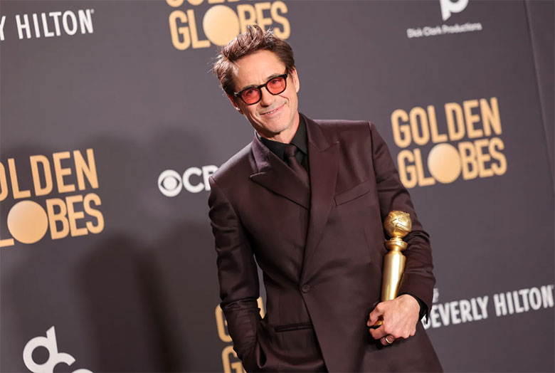 Robert Downey Jr triunfa en los Golden Globes