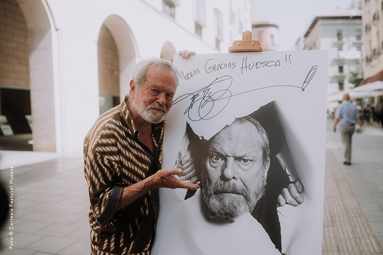 Terry Gilliam fue homenajeado en el Festival Huesca 2022